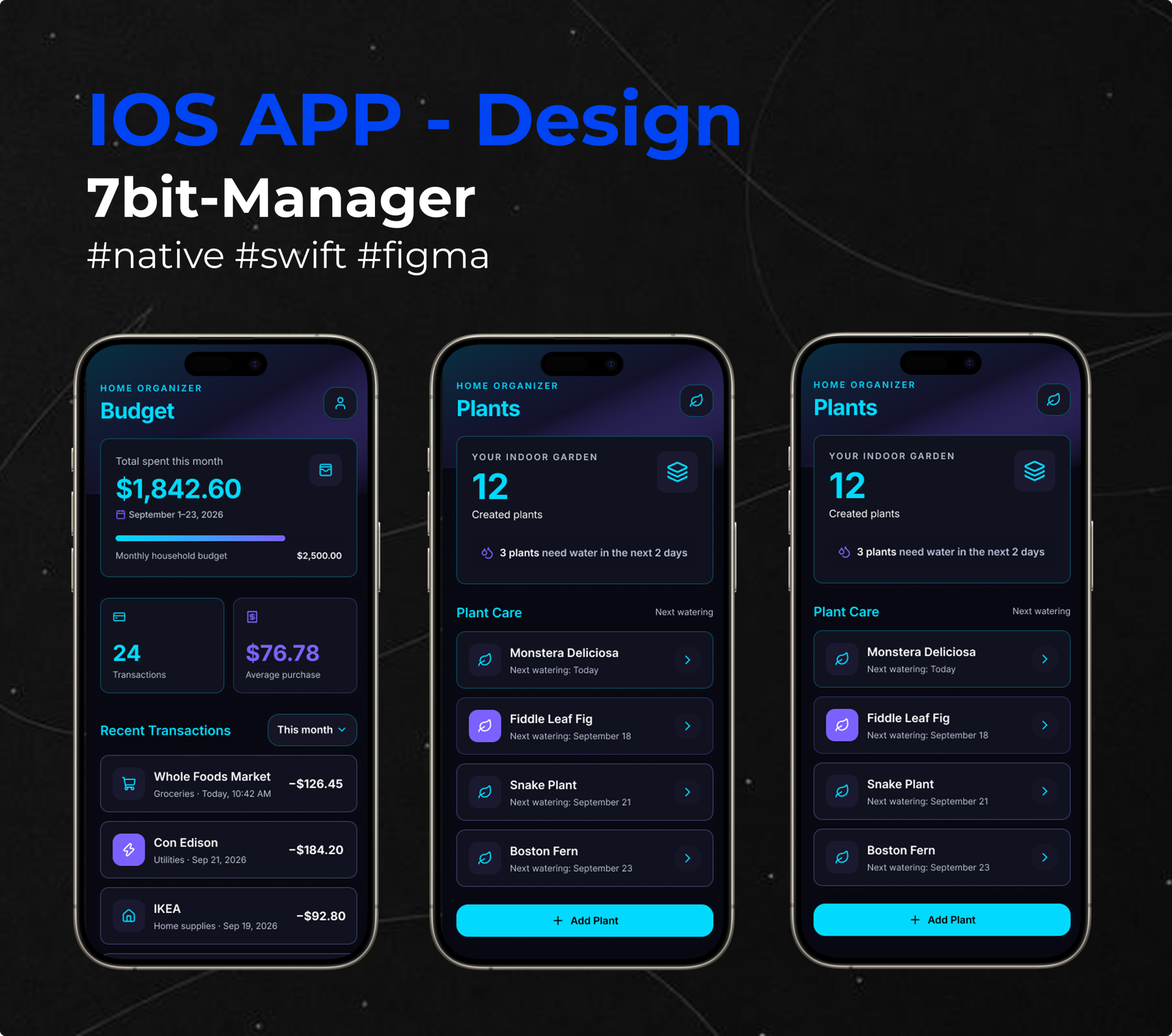 IOS Design – 7bit-Manager